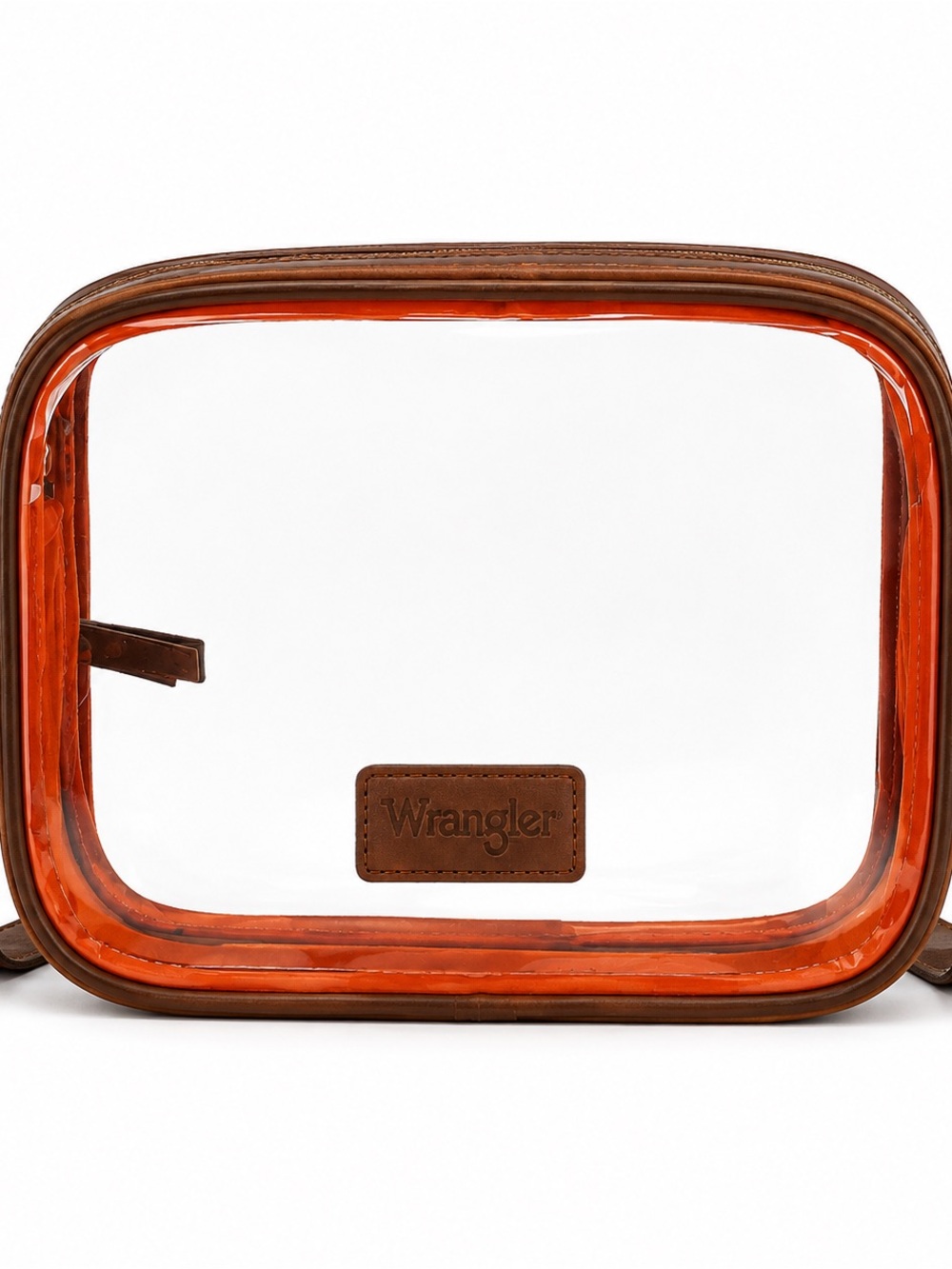 Wrangler Clear Crossbody Bag/stadium Bag Brown NWT